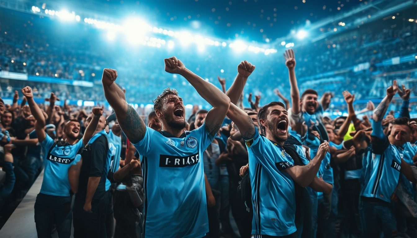 Das ist riesig! Die Freude der Fans von Olympique Marseille nach dem Einzug ins Halbfinale der Europa League