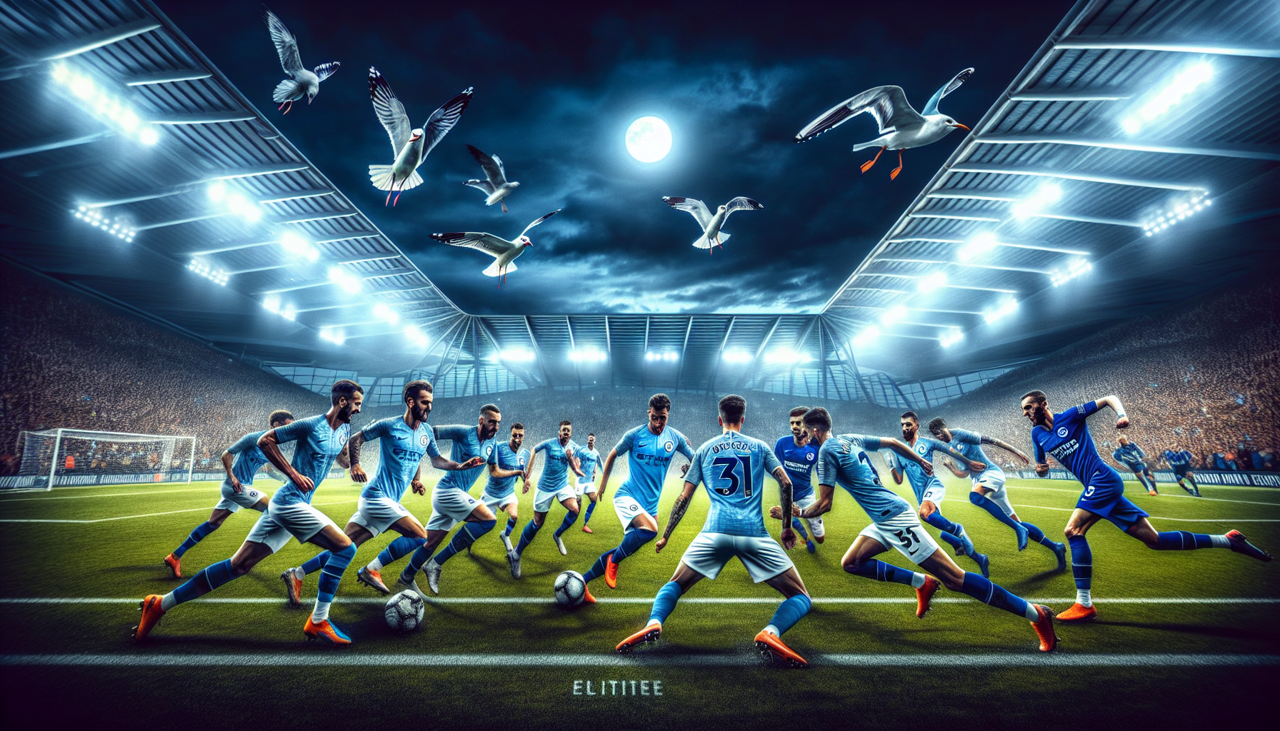 Manchester City zerquetscht Brighton und nähert sich Arsenal auf einen Punkt an