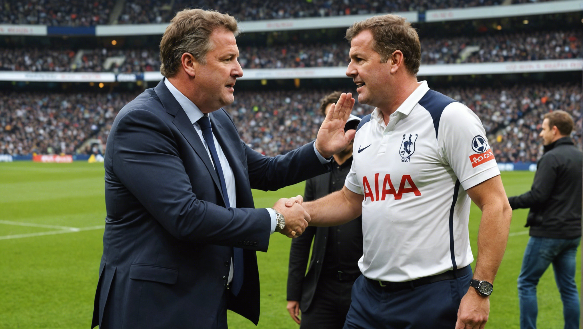 Piers Morgan fühlt sich ‚beschämt‘, nachdem Ange Postecoglou einen Tottenham-Fan im Stadion konfrontiert hat