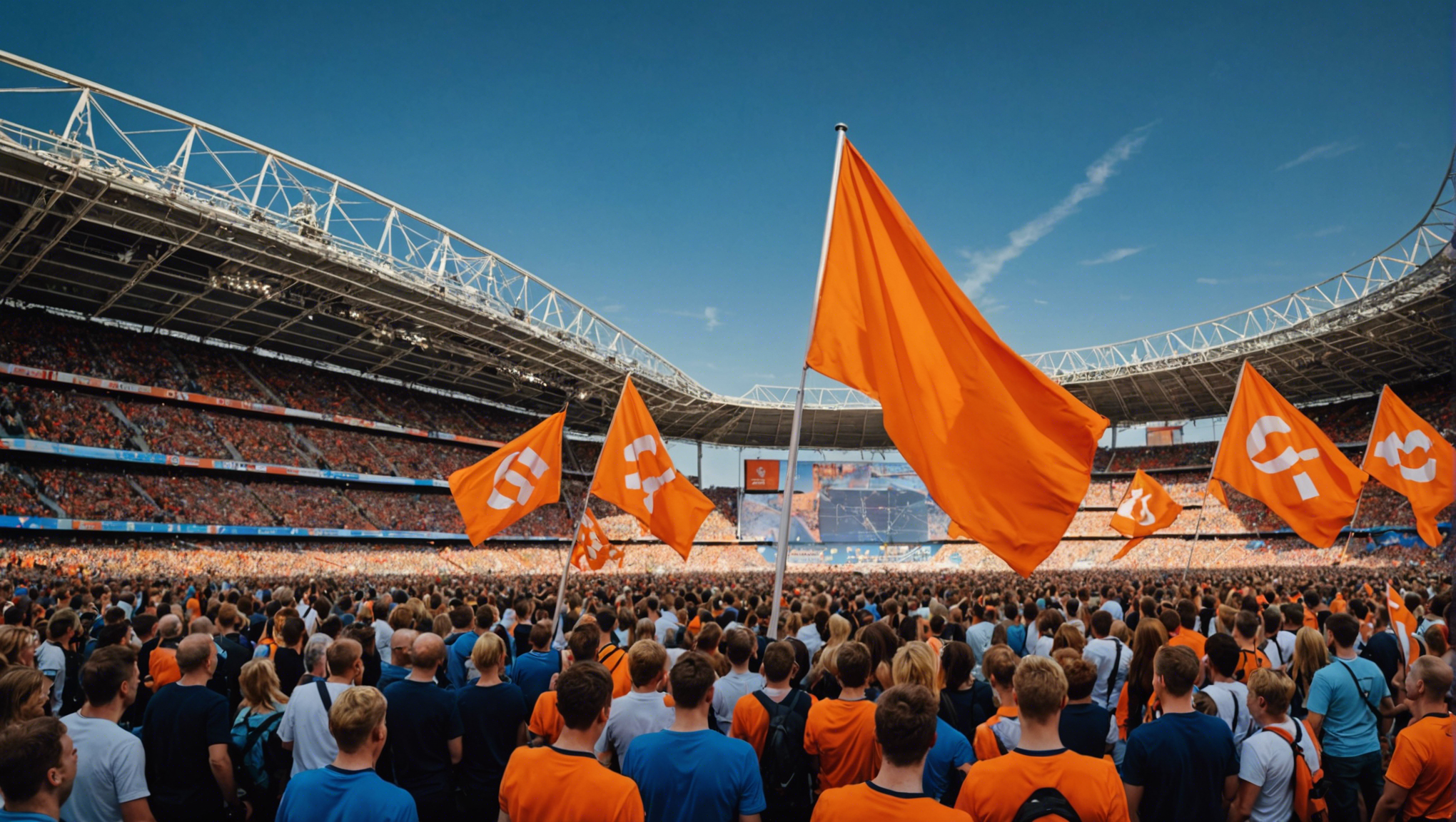 Euro 2024: Die atemberaubende orange Flut in Hamburg vor Polen-Niederlande
