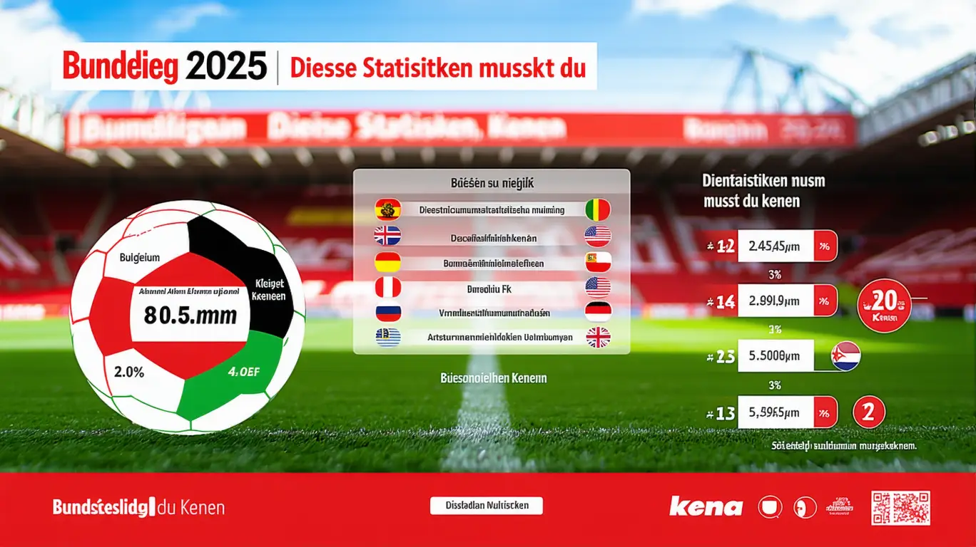 Bundesliga 2025: Diese Statistiken musst du kennen
